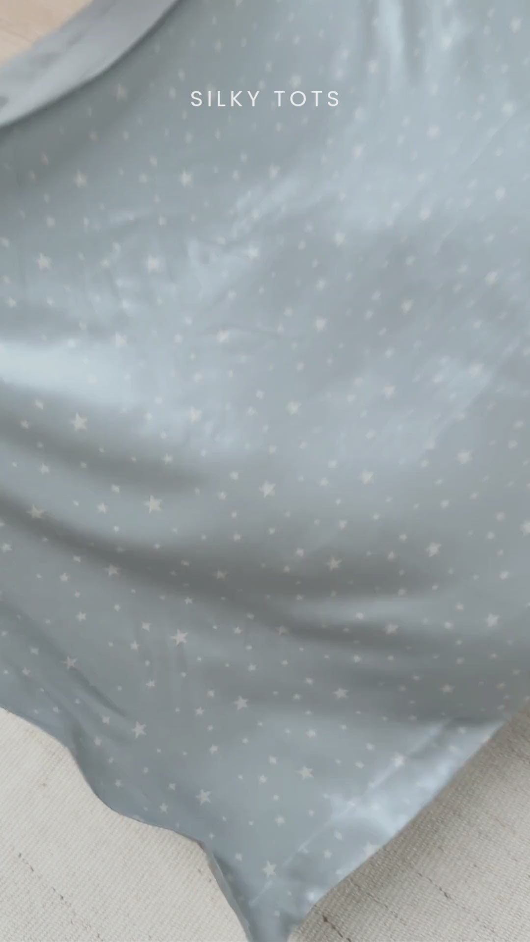 Silky Tots Silk Flat Sheet. Gentle protection where babies need it most.