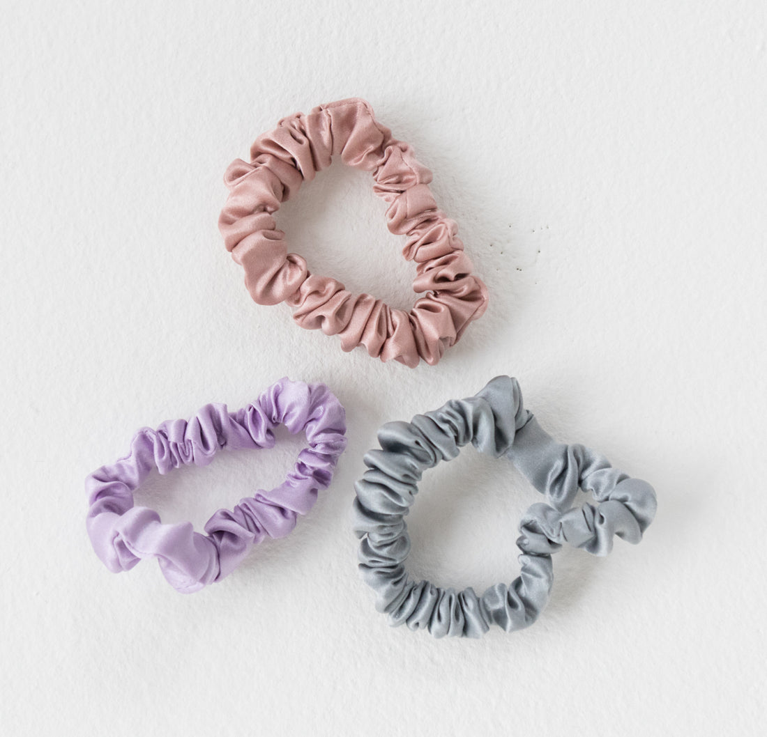 Silk Skinny Scrunchies